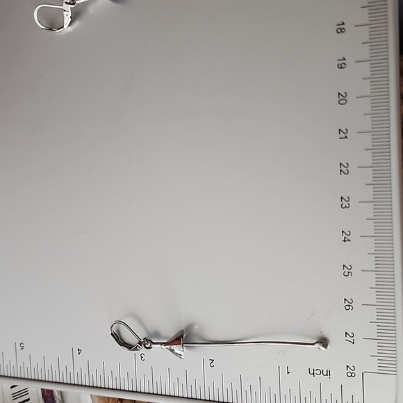 Mushroom Earrings Boho Hippie Long Statement Whimsy - Picture 3 of 4